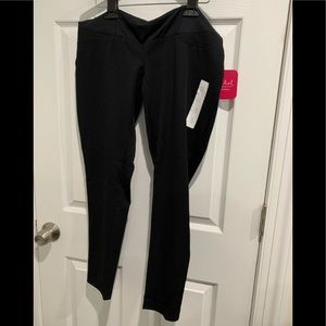 Isabel Maternity Full Panel Black Skinny Slacks